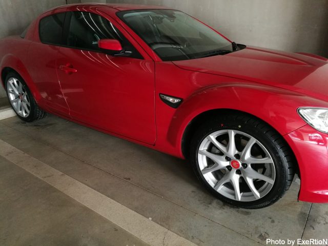 RX-8のホイールセンターキャップを交換したので手順を解説 21 RX-8 ホイールセンターキャップ