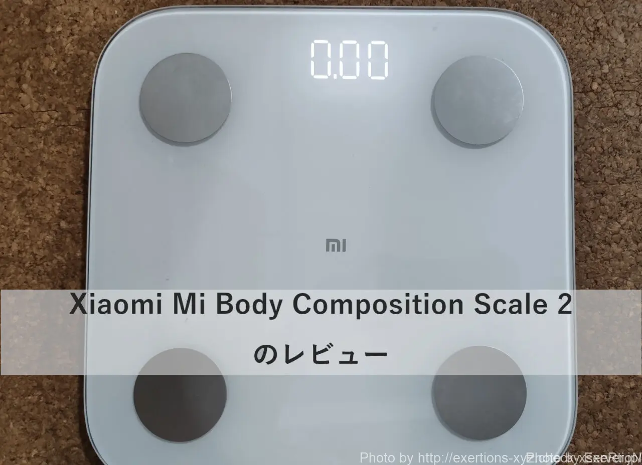 Xiaomi Mi Body Composition Scale 2 レビュー【10種類のデータを 
