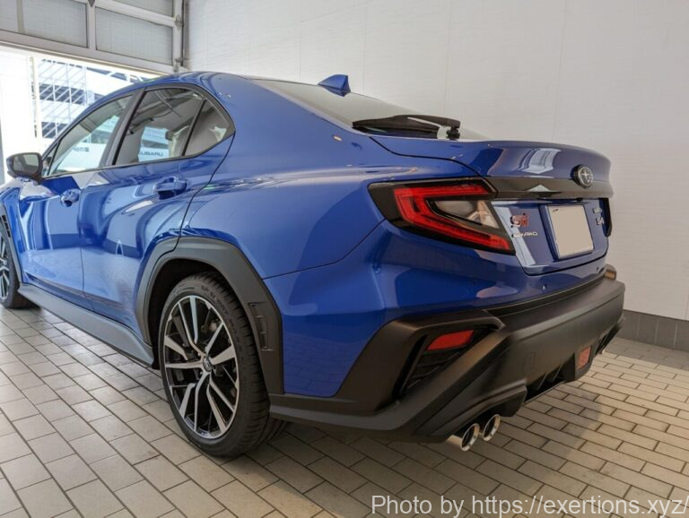 WRX S4 VBH トランクスポイラーのレビュー【意外と存在感あります】 24 スバル WRX S4納車