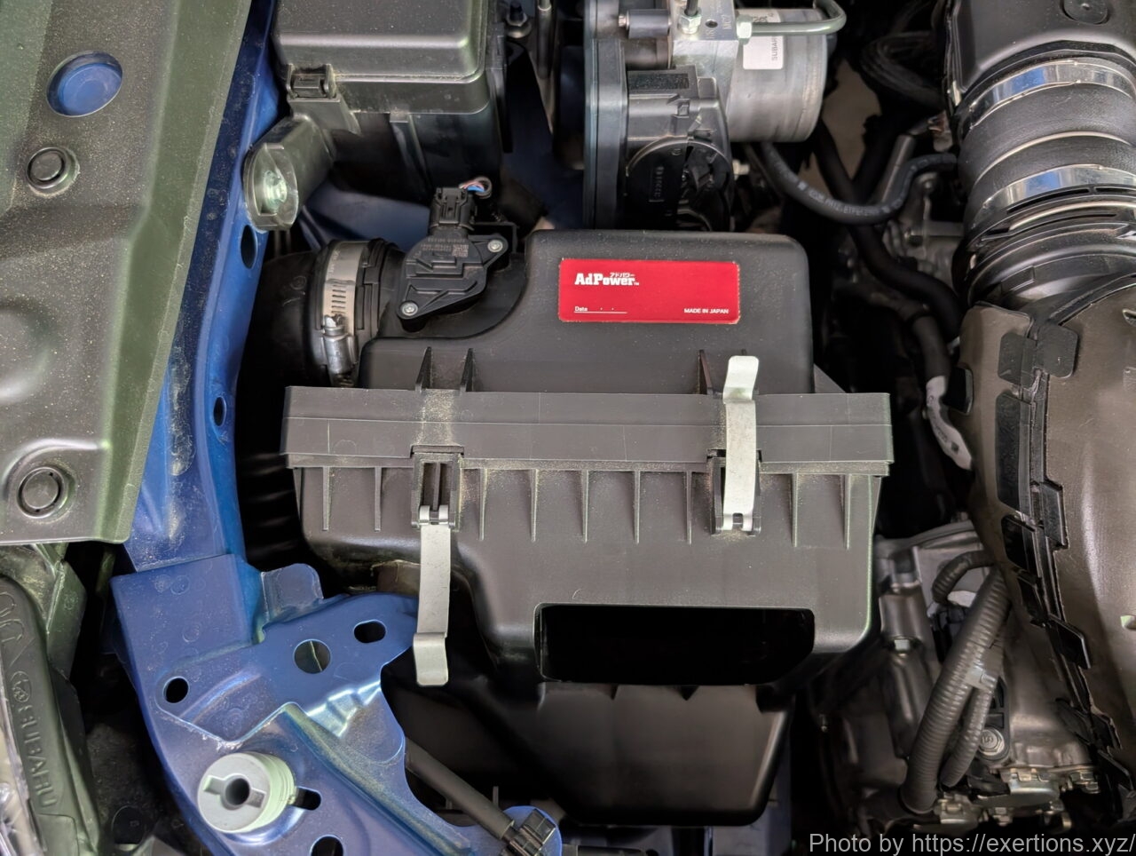 WRX S4 VBH エアクリーナー交換【HKS スーパーエアフィルター】 13 WRX S4 VBH エアクリーナー交換