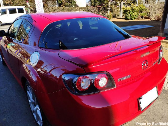 RX-8純正リアスポイラーを装着【必要なパーツや工賃を紹介】 13 RX-8純正リアスポイラー