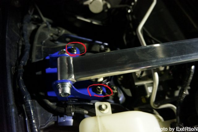 NCロードスターにGReddy ストラットタワーバー装着! 6 NCロードスター GReddy ストラットタワーバー