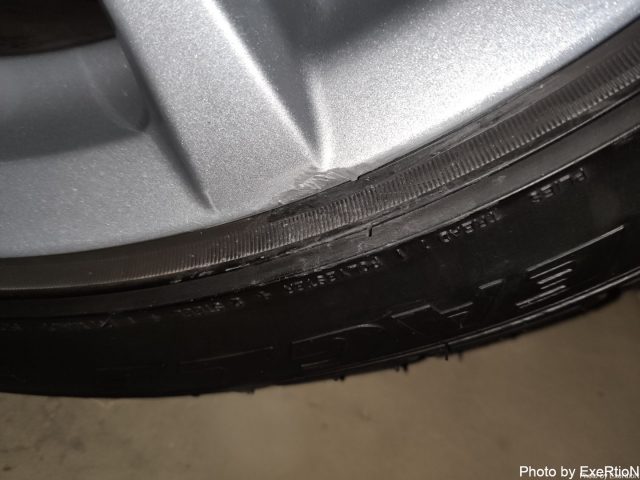 RX-8にソフト99 ホイールガリキズ 貼るだけシートを貼ってみた 5 ソフト99 ホイール貼るだけシート