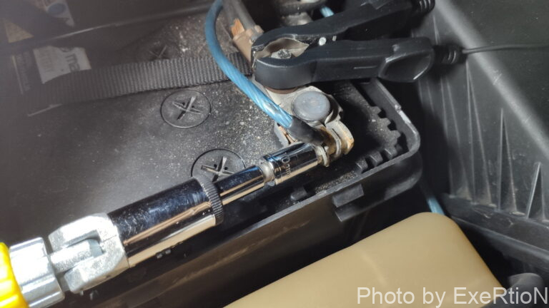 RX-8のバッテリー交換方法【パナソニック caos】 19 RX-8 バッテリー交換方法