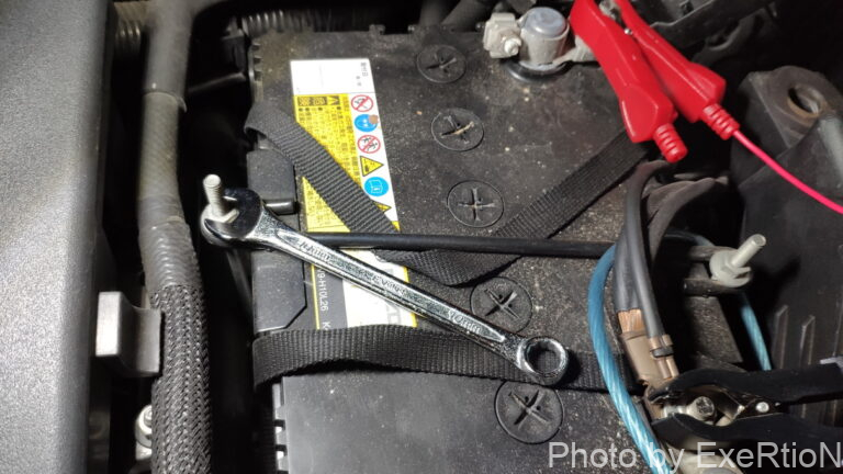 RX-8のバッテリー交換方法【パナソニック caos】 16 RX-8 バッテリー交換方法