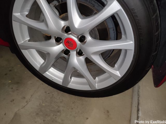 RX-8にソフト99 ホイールガリキズ 貼るだけシートを貼ってみた 12 ソフト99 ホイール貼るだけシート