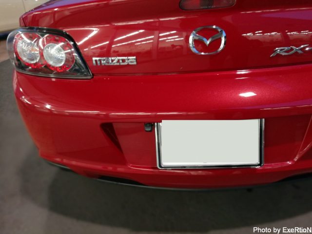 【RX-8 タイプE 後期】カーナビ保証交換 Part2 彩速ナビ編 18 RX-8 バックカメラ