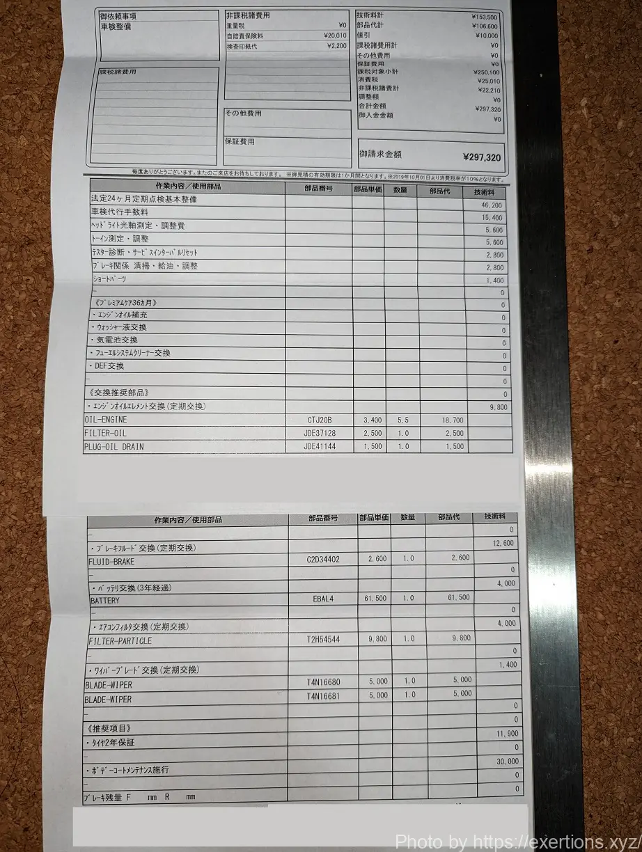 ジャガーXEの車検費用はいくら?項目も詳しく説明【1回目】 1 ジャガーXEの車検費用はいくら?項目も詳しく説明【1回目】 1