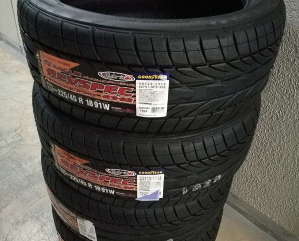 【RX-8】GOODYEAR EAGLE REVSPEC RS-02のレビュー 11 GOODYEAR EAGLE REVSPEC RS-02