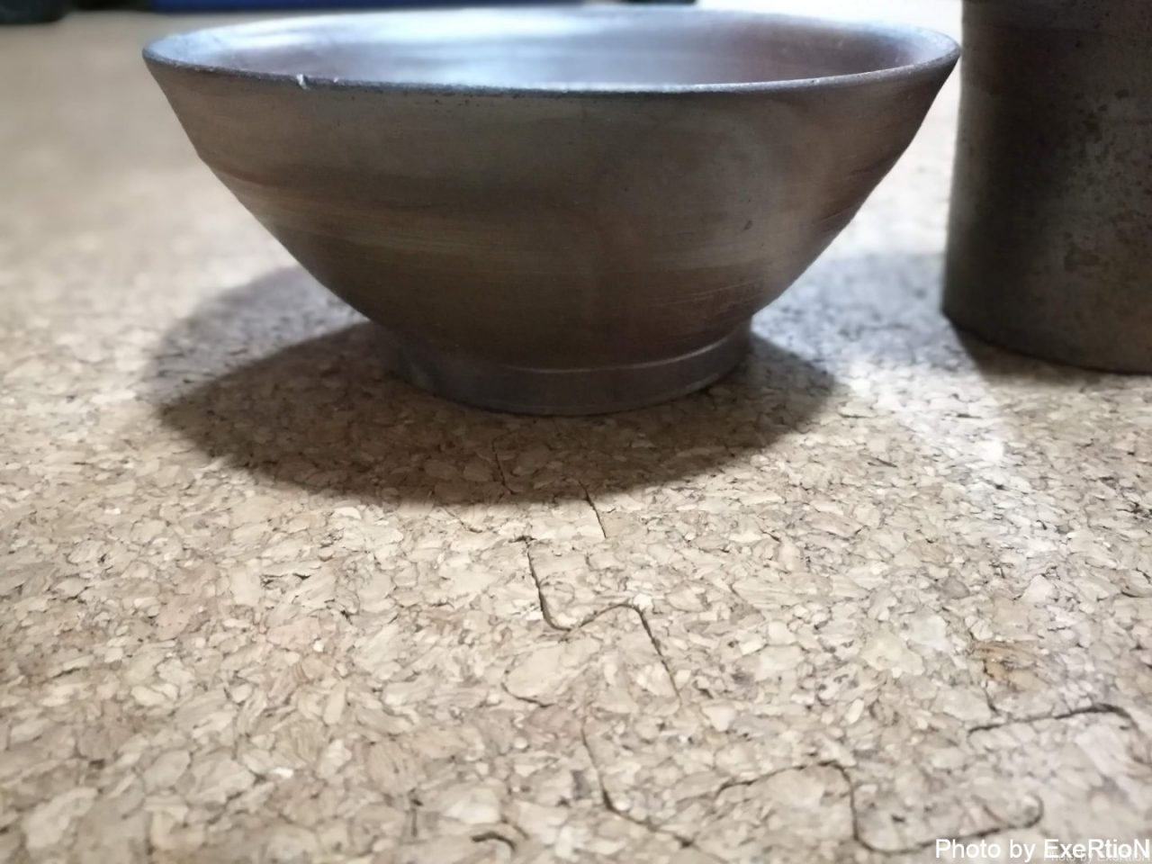 備前紫庵 自作茶碗