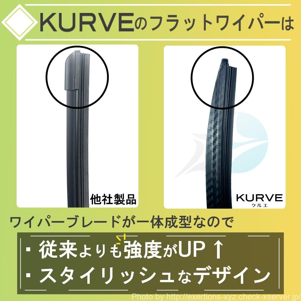 WRX S4 VBH ワイパーのオススメはkurve 21 KURVE フラットワイパー