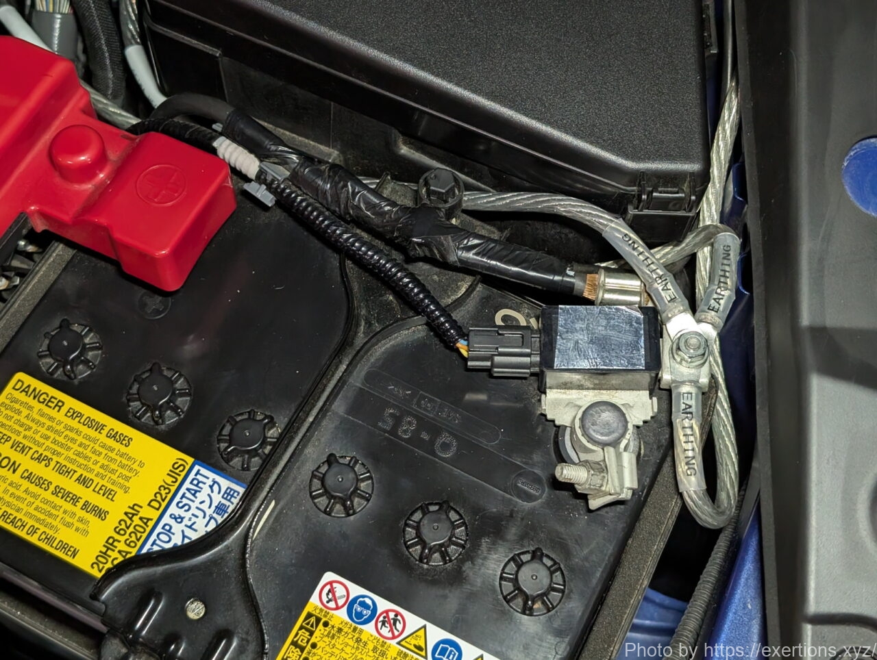 WRX S4 VBHのアーシング DIY解説【燃費向上、レスポンスアップ、音質向上】 35 WRX S4 VBHのアーシング