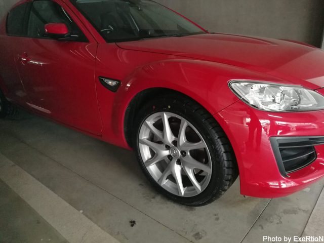 RX-8のエアバルブキャップをマツダのものに交換してみた 7 GOODYEAR EAGLE REVSPEC RS-02