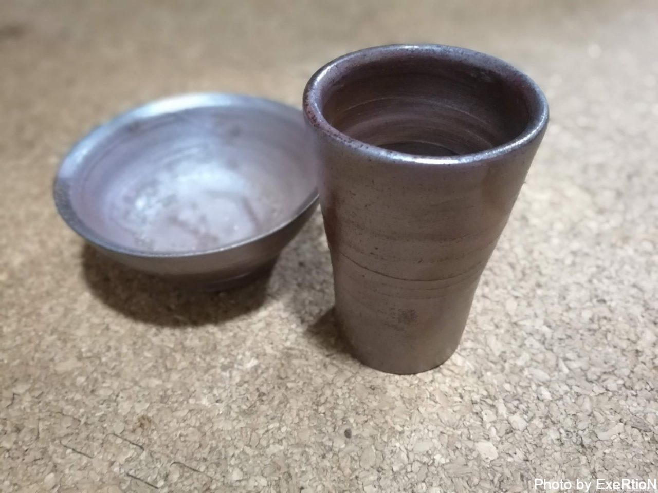 備前紫庵 自作ビアマグ