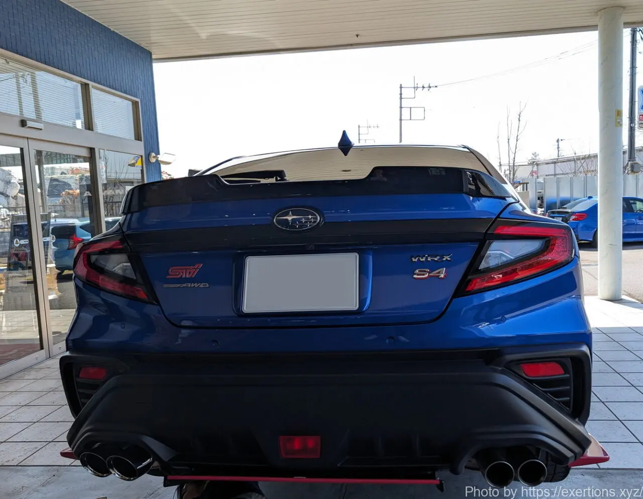 WRX S4 VBH STIパフォーマンスマフラーのレビュー【音良し！レスポンス