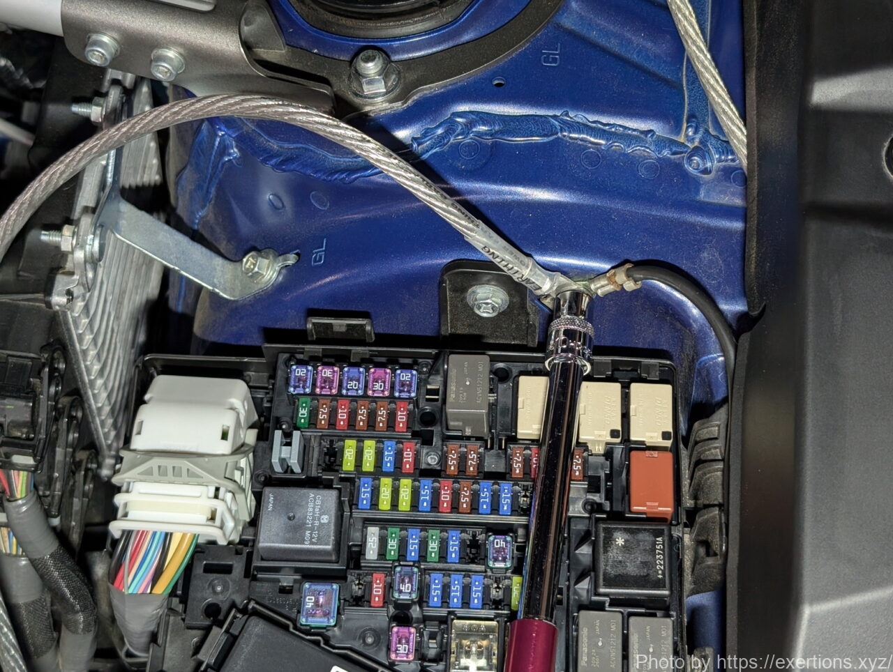 WRX S4 VBHのアーシング DIY解説【燃費向上、レスポンスアップ、音質向上】 25 WRX S4 VBHのアーシング