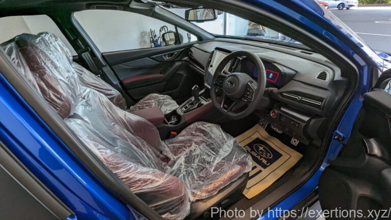 WRX S4 LEDサイドシルプレートを装着 25 WRX S4 LEDサイドシルプレート