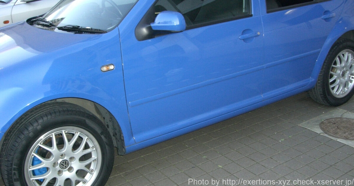 ゴルフ4のブレーキキャリパー塗装【DIY】 34 ゴルフ4のブレーキキャリパー塗装