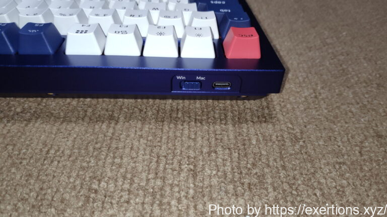 KeychronV1のレビュー 1 KeychronQ1_スイッチ