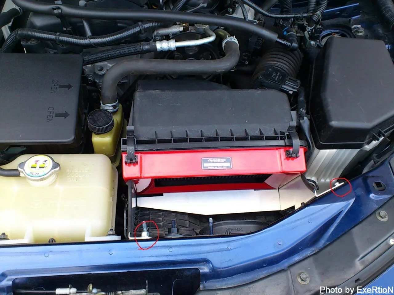 DIY】NCロードスター AutoExe スポーツインダクションボックスの