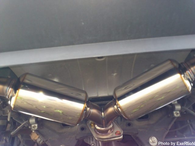 NCロードスターにコーンズマフラーを装着【カーメイクコーンズ】 3 NCロードスター カーメイクコーンズ マフラー