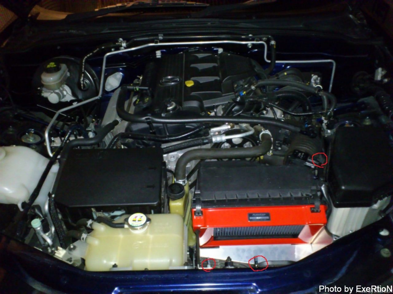 【DIY】NCロードスター AutoExe スポーツインダクションボックスの取り付け方法 16 NCロードスター AutoExe スポーツインダクションボックス