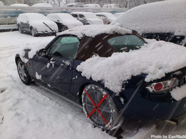 NCロードスター AutoSock (オートソック)レビュー1【雪道編】 9 NCロードスター AutoSock
