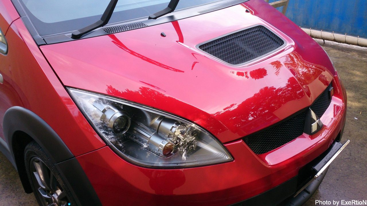 【実体験】DPRO Type3Dをレビュー!青空駐車での耐久性を解説【疎水コーティング】 13 DPRO Type3D施工後