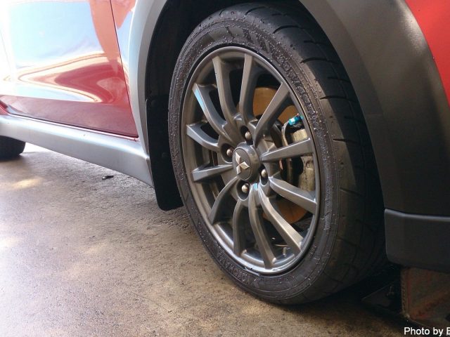 コルトラリーアートバージョンR 純正マッドフラップ装着!(黒) 4 コルトラリーアートバージョンR マッドフラップ