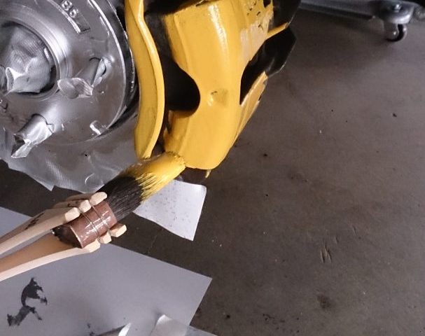 【DIY】コルトラリーアートバージョンR ブレーキキャリパー塗装方法 27 コルトラリーアートバージョンR ブレーキキャリパー塗装手順
