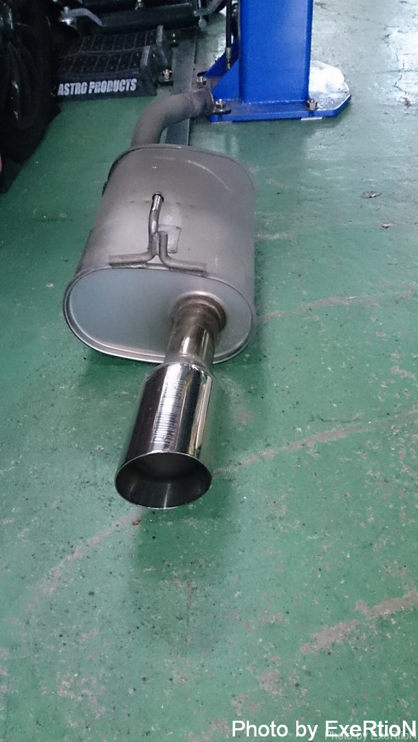 コルトラリーアートバージョンRにラリーアートマフラー装着しました。 1 コルトラリーアートバージョンRマフラー