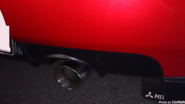 コルトラリーアートバージョンRにラリーアートマフラー装着しました。 4 コルトラリーアートバージョンR マフラー