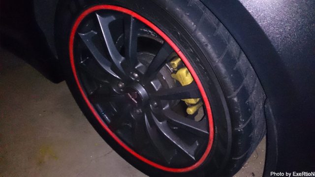 コルトラリーアートバージョンRにリムガード装着 レビュー編 5 ホイール リムガード