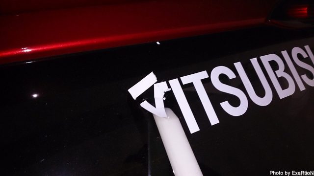 カーステッカー剥がし方【コルトラリーアートバージョンR】 1 コルトラリーアートバージョンR ステッカー