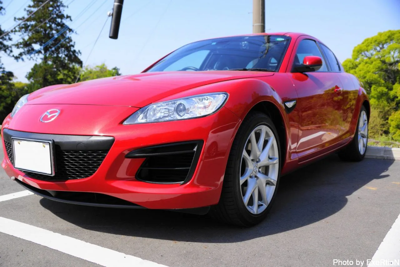 RX-8 洗車時の注意点