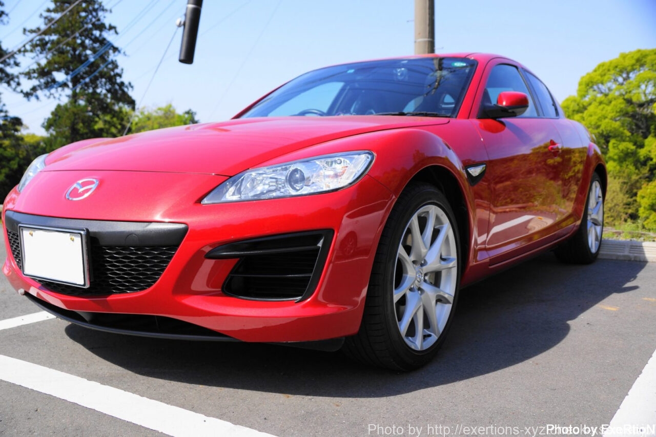 RX-8 洗車時の注意点