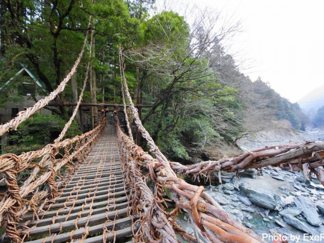 【日本一周】47都道府県制覇の軌跡 in my car! Part11.徳島県 4 祖谷のかずら橋