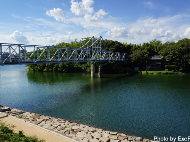 岡山城と後楽園をつなぐ橋