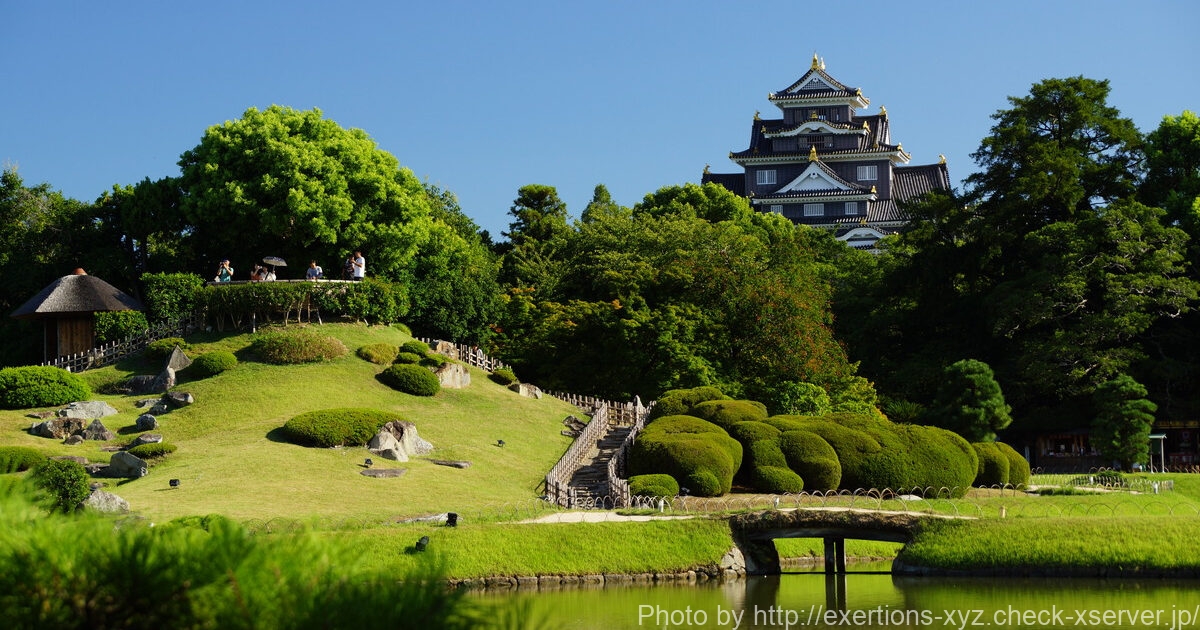 【日本一周】47都道府県制覇の軌跡 in my car! Part12.岡山県 20 後楽園