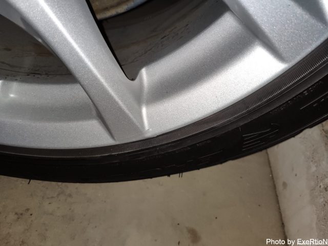 RX-8にソフト99 ホイールガリキズ 貼るだけシートを貼ってみた 10 ソフト99 ホイール貼るだけシート