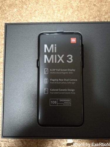 Xiaomi Mi Mix 3 が届いたのでレビュー!