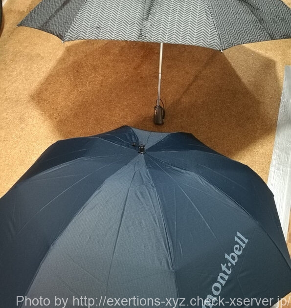 mont-bellの折り畳み傘「トレッキングアンブレラ」が最強すぎるのでレビュー 8 mont-bell トレッキングアンブレラ