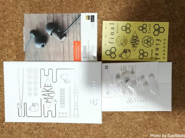 Finalの新しいイヤホンMake2が届いたのでレビュー【クラウドファンディング】 1 Final Make2