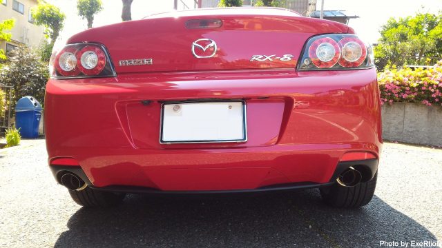 RX-8後期 odula RS specマフラー レビュー 4 RX-8後期 odula RS specマフラー